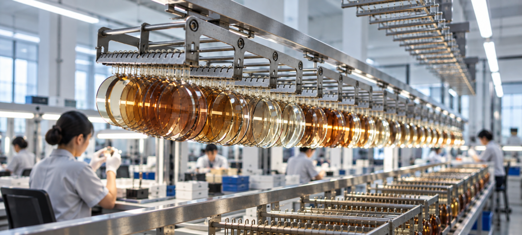 Kangli optical lens production