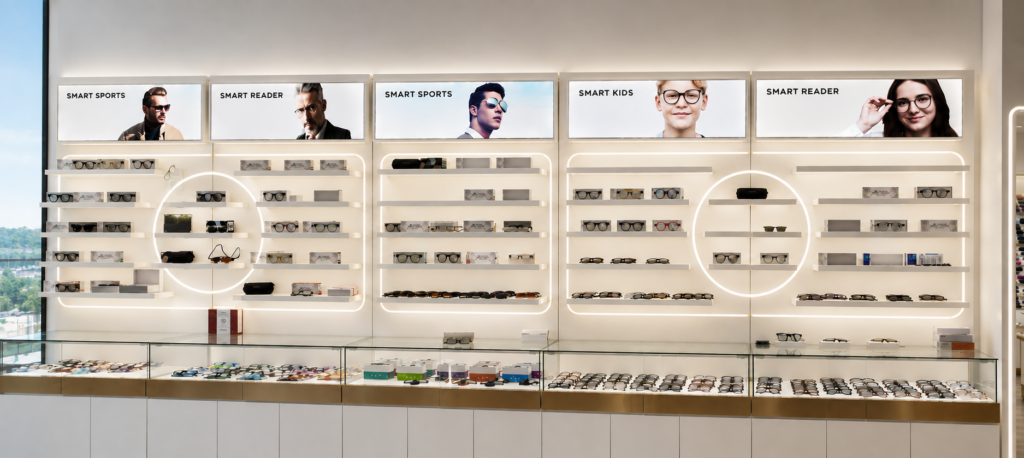 EYENEED eyewear and accessories showroom